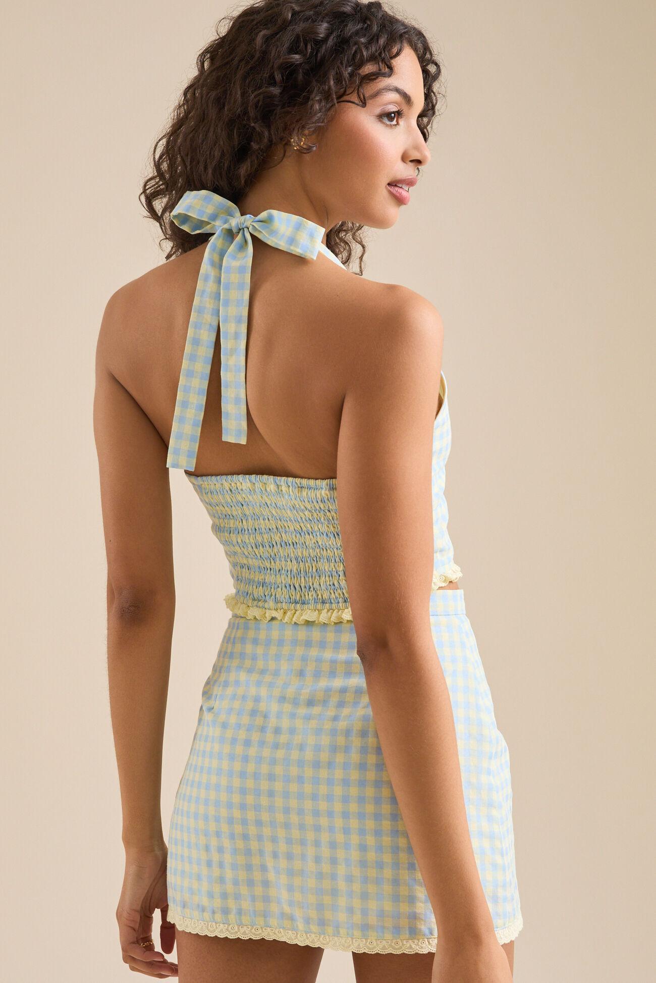 Skye Gingham Halter Product Image