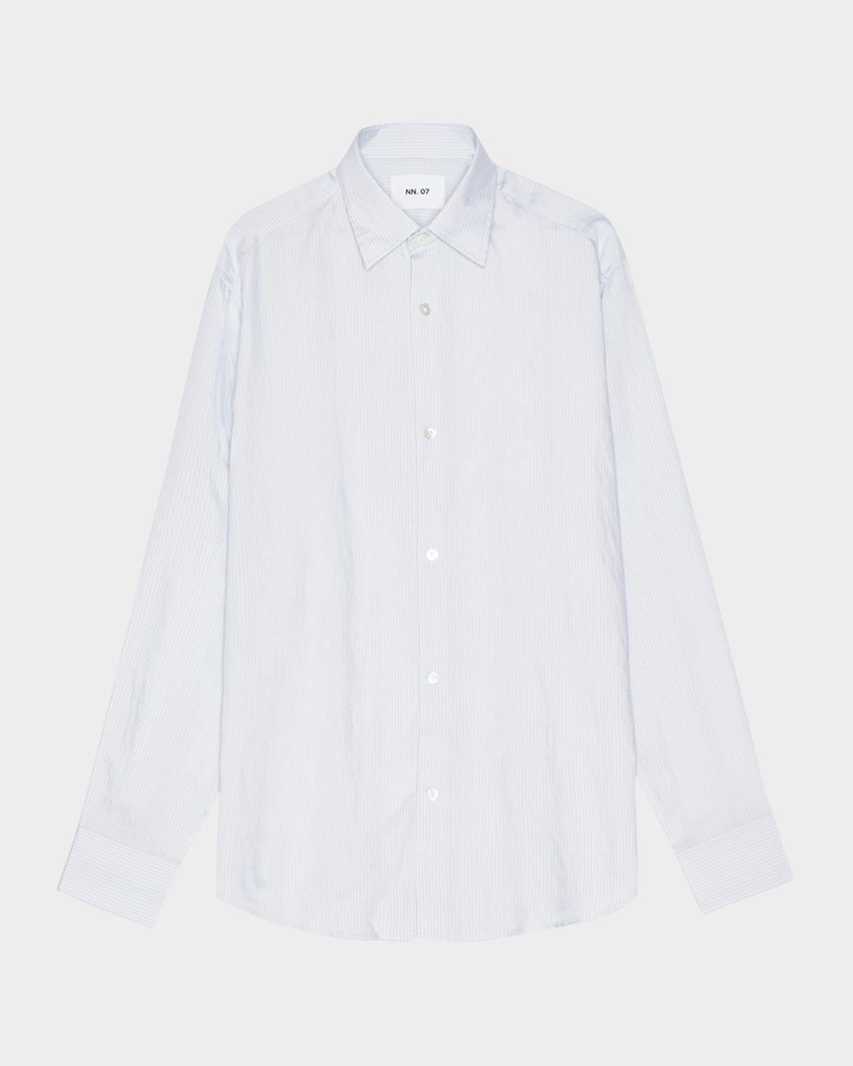 Mens Freddy Striped Sport Shirt Product Image