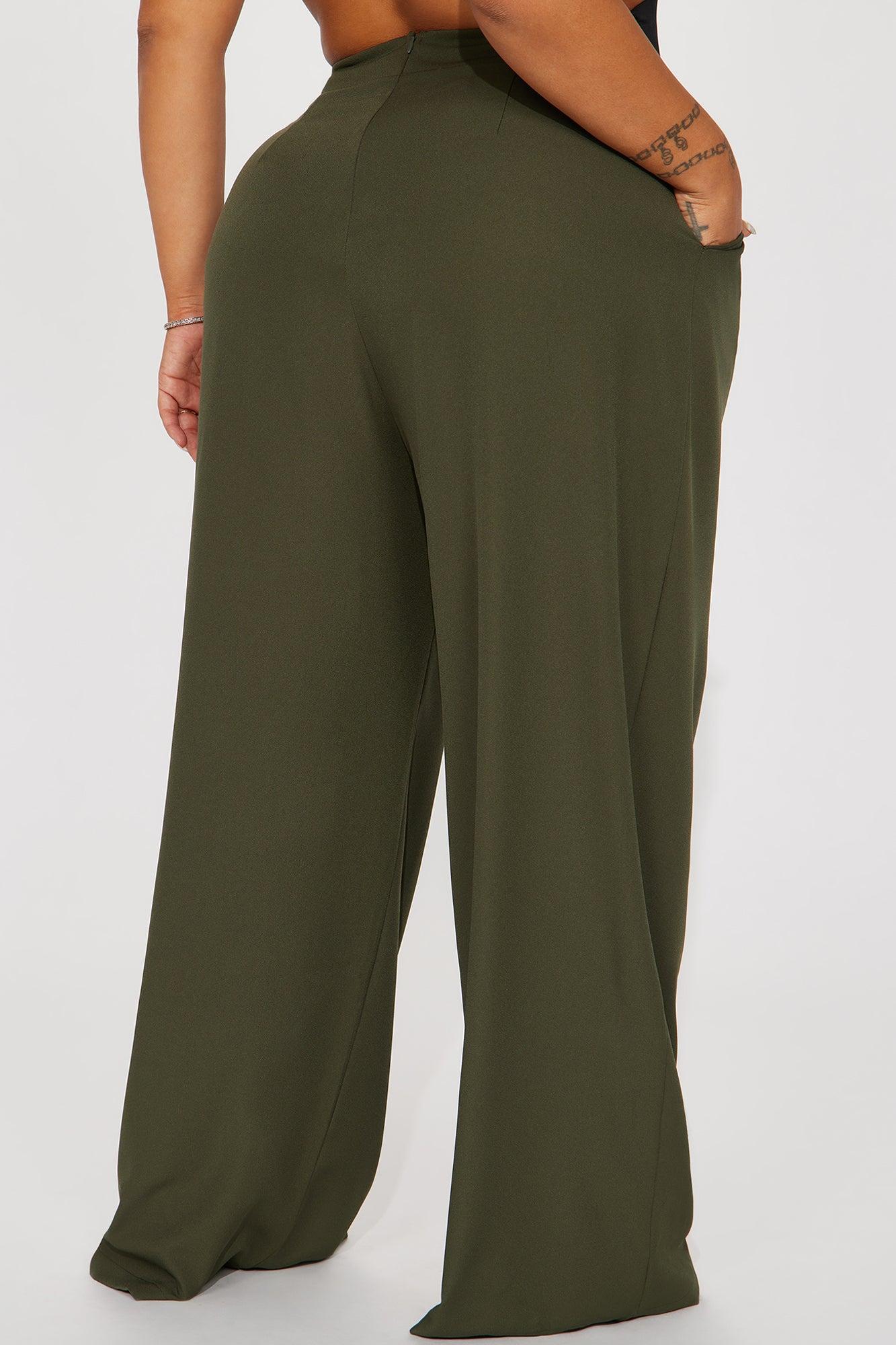 Feeling Focused Trouser - Olive Product Image