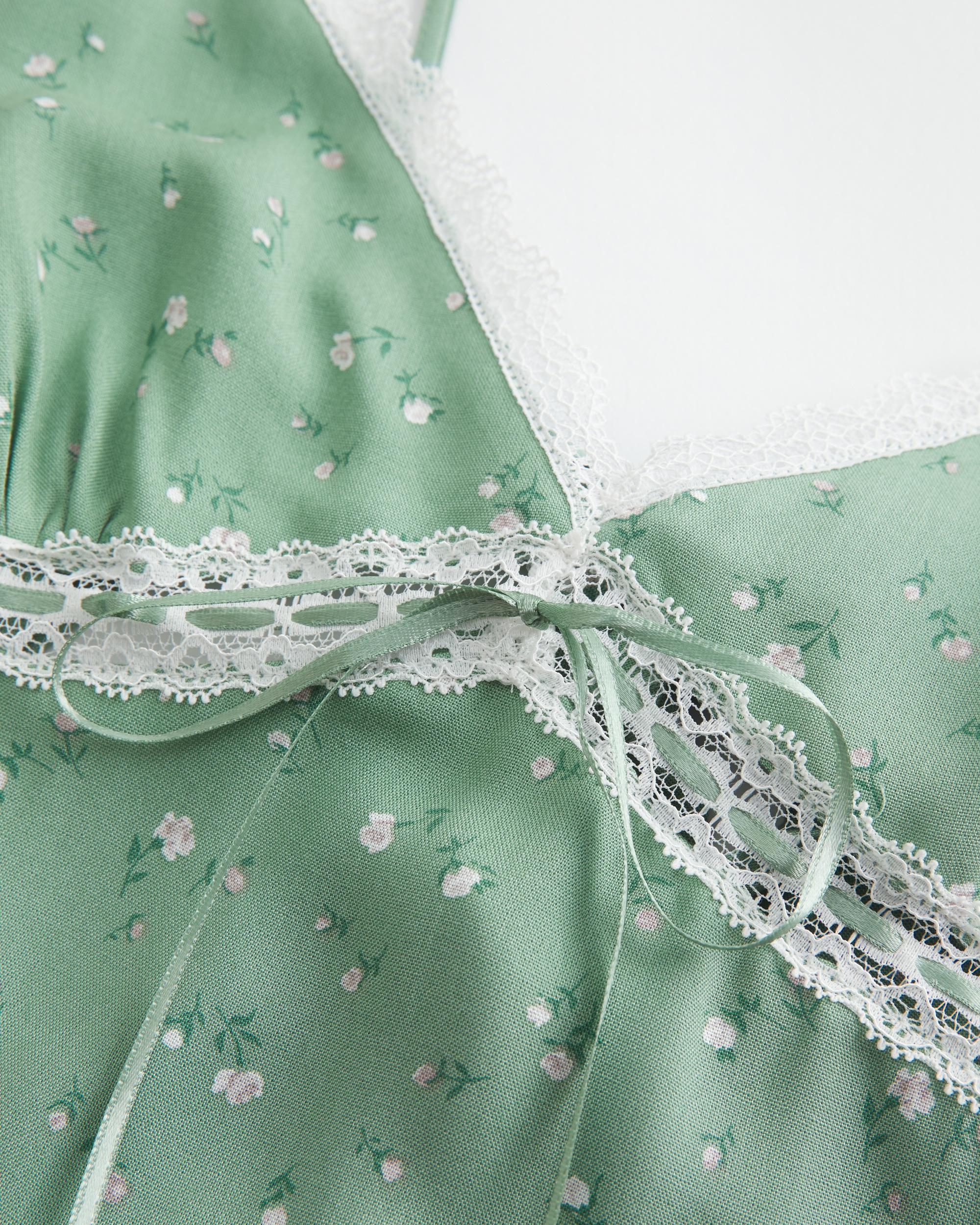 Lace Detail Slip Mini Dress Product Image