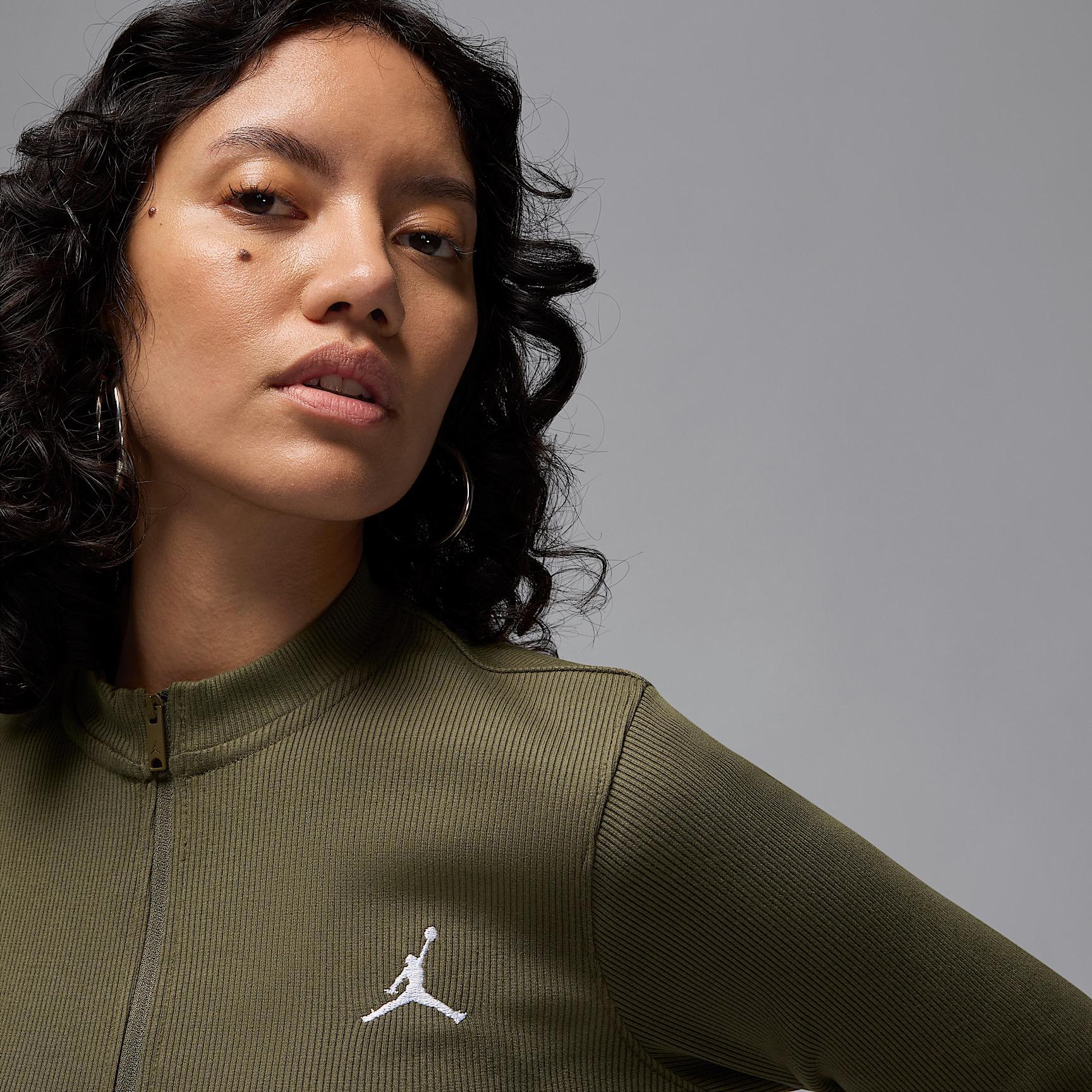 Jordan Women's 1/2-Zip Long-Sleeve Knit Dress Product Image