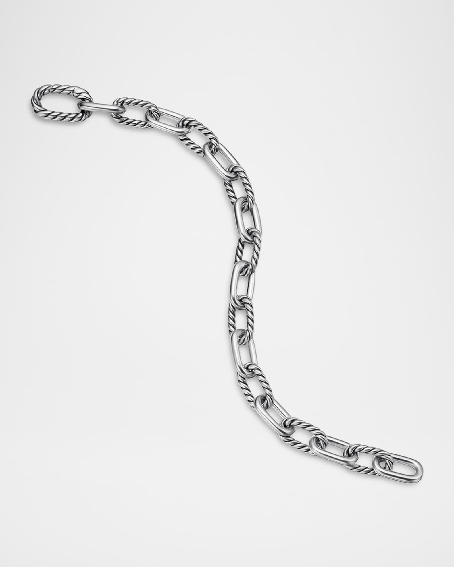 Cable Flex Center Station X Bracelet with Diamonds in Silver, 4mm Product Image