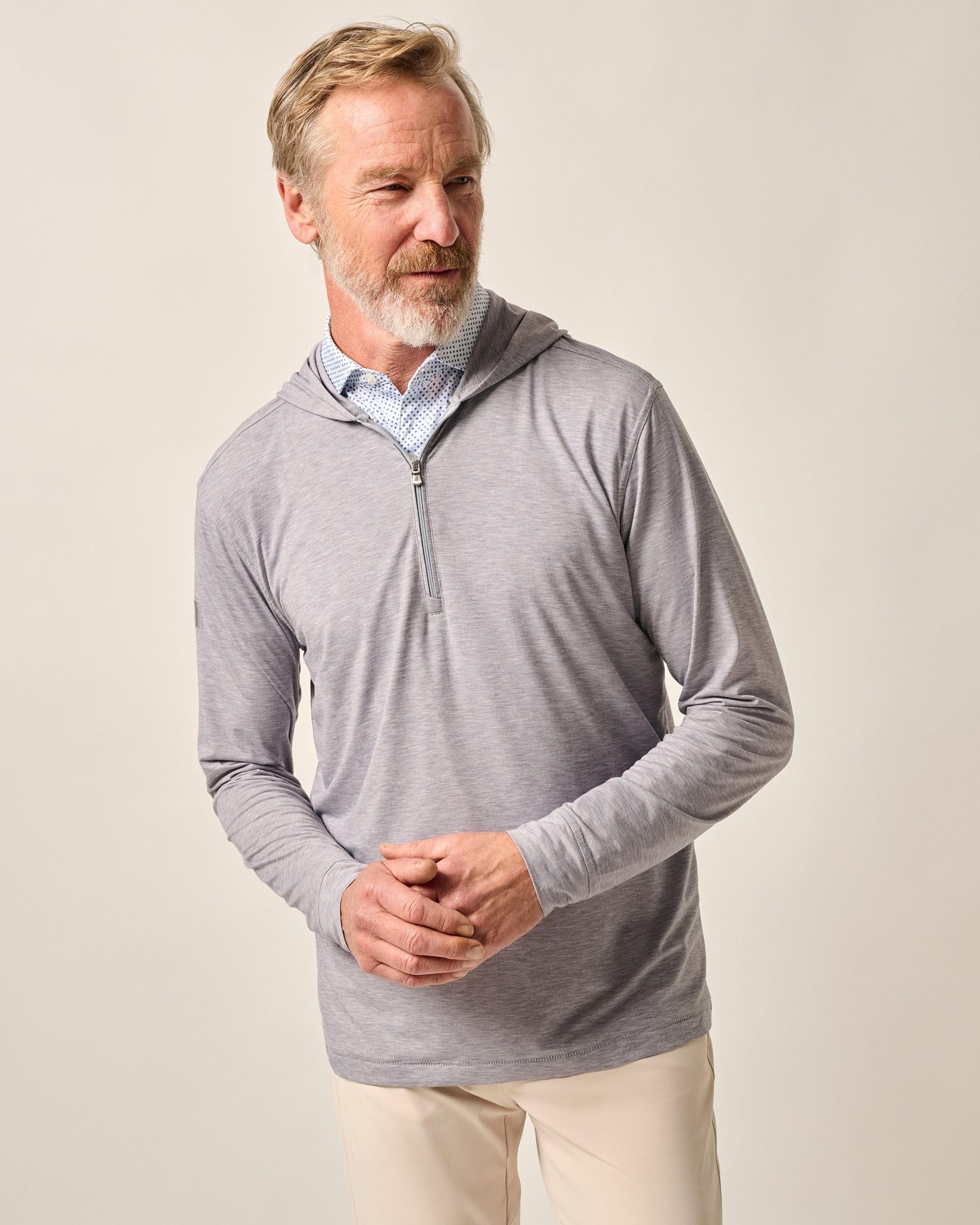 Welsey Performance 1/4 Zip Hoodie Male Product Image