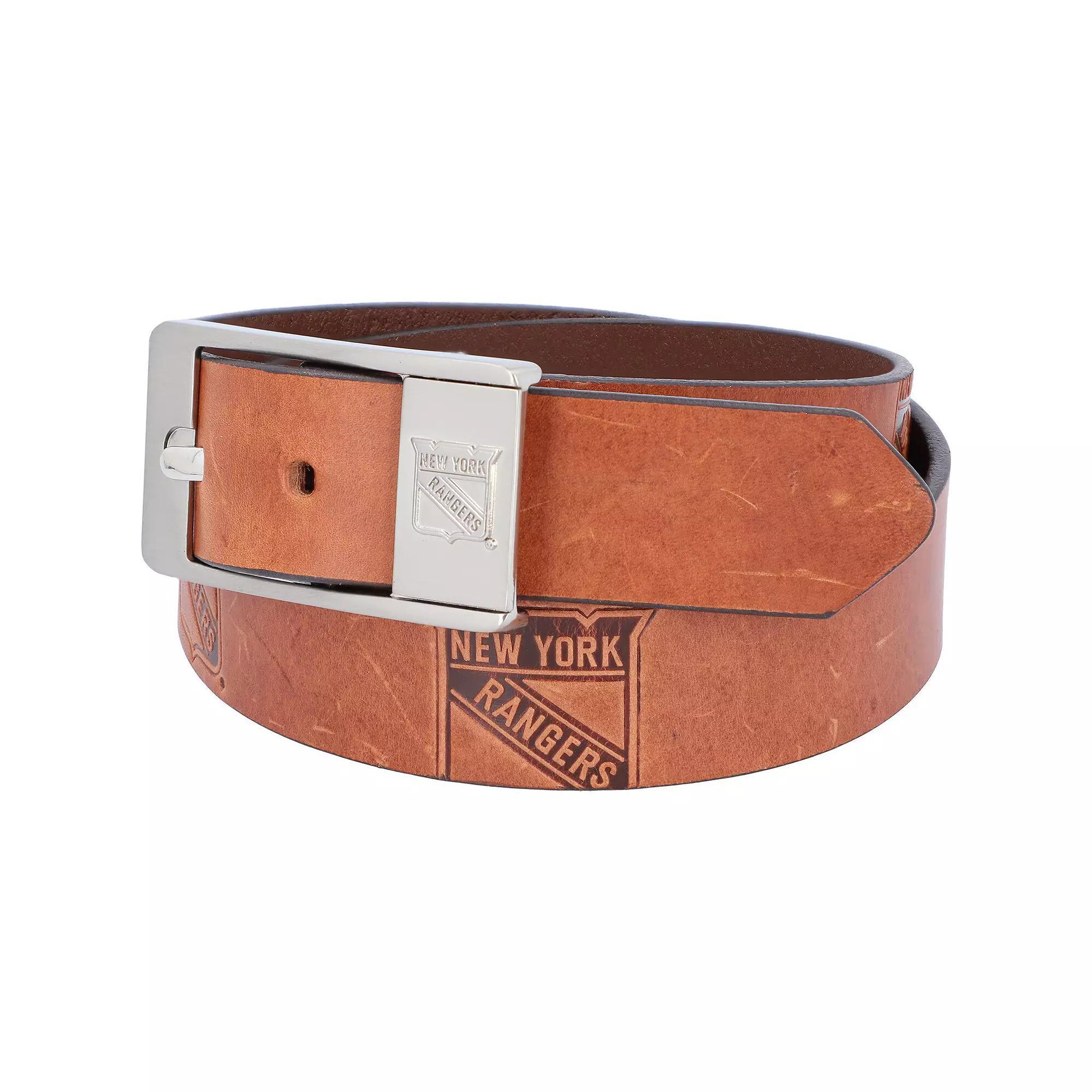 Men's New York Rangers Brandish Belt, Size: 44, Ran Team Product Image