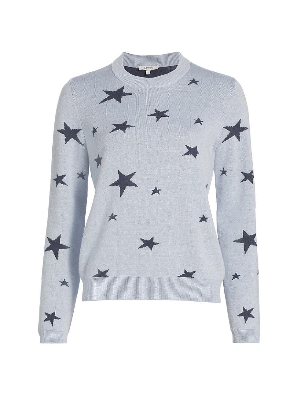 Splendid Natalie Star Sweater Sand) Women's Sweater Product Image