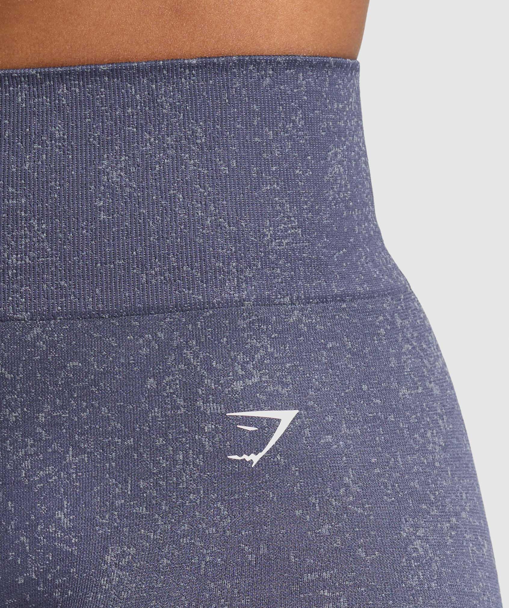 Gymshark Adapt Fleck Seamless Shorts - Weighted Purple/Metal Purple Female Product Image