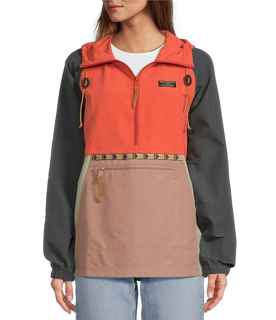 L.L.Bean Mountain Classic Color Block Anorak Jacket Product Image