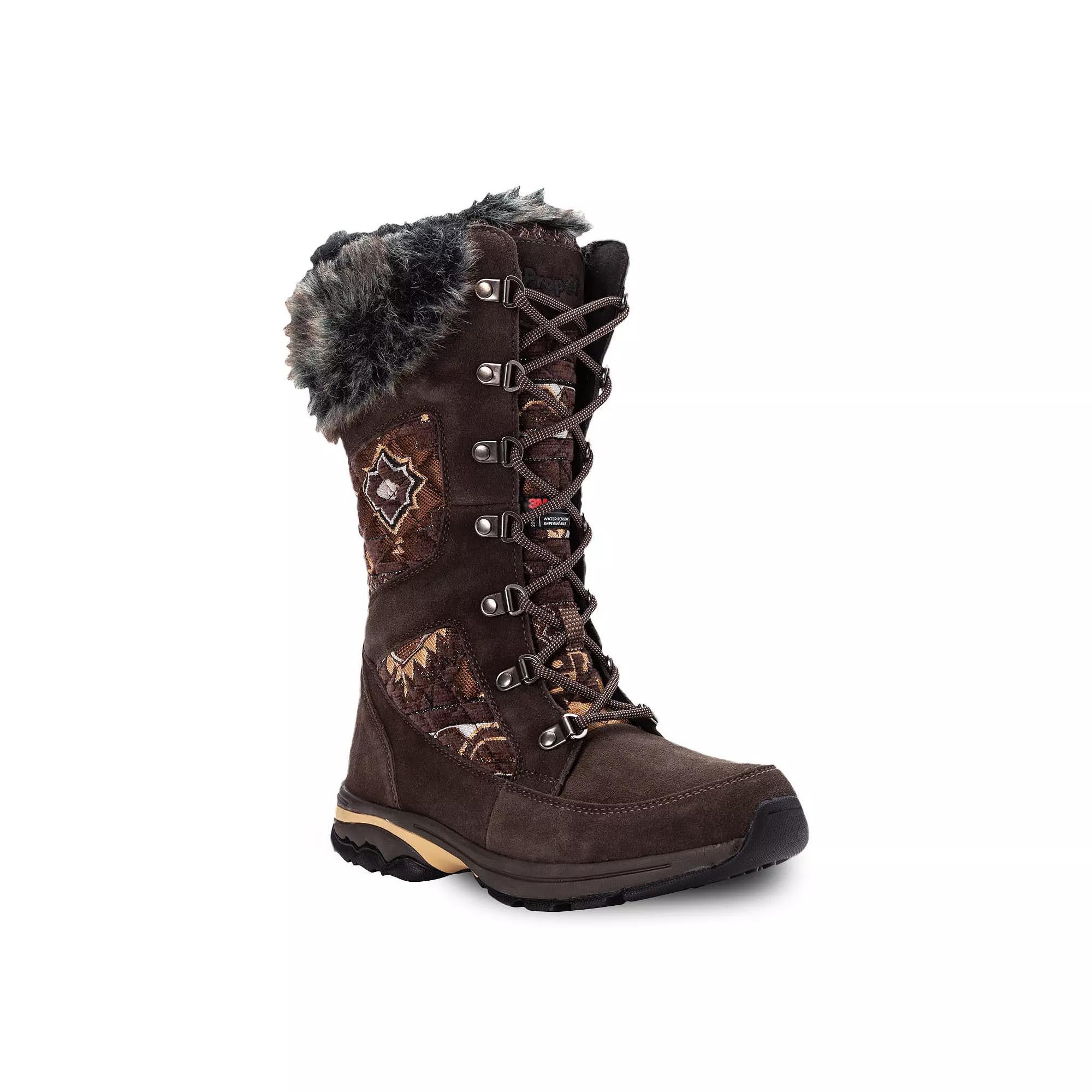 Propet Peri Women's Waterproof Winter Boots, Size: 6.5, Brown Quilt Product Image