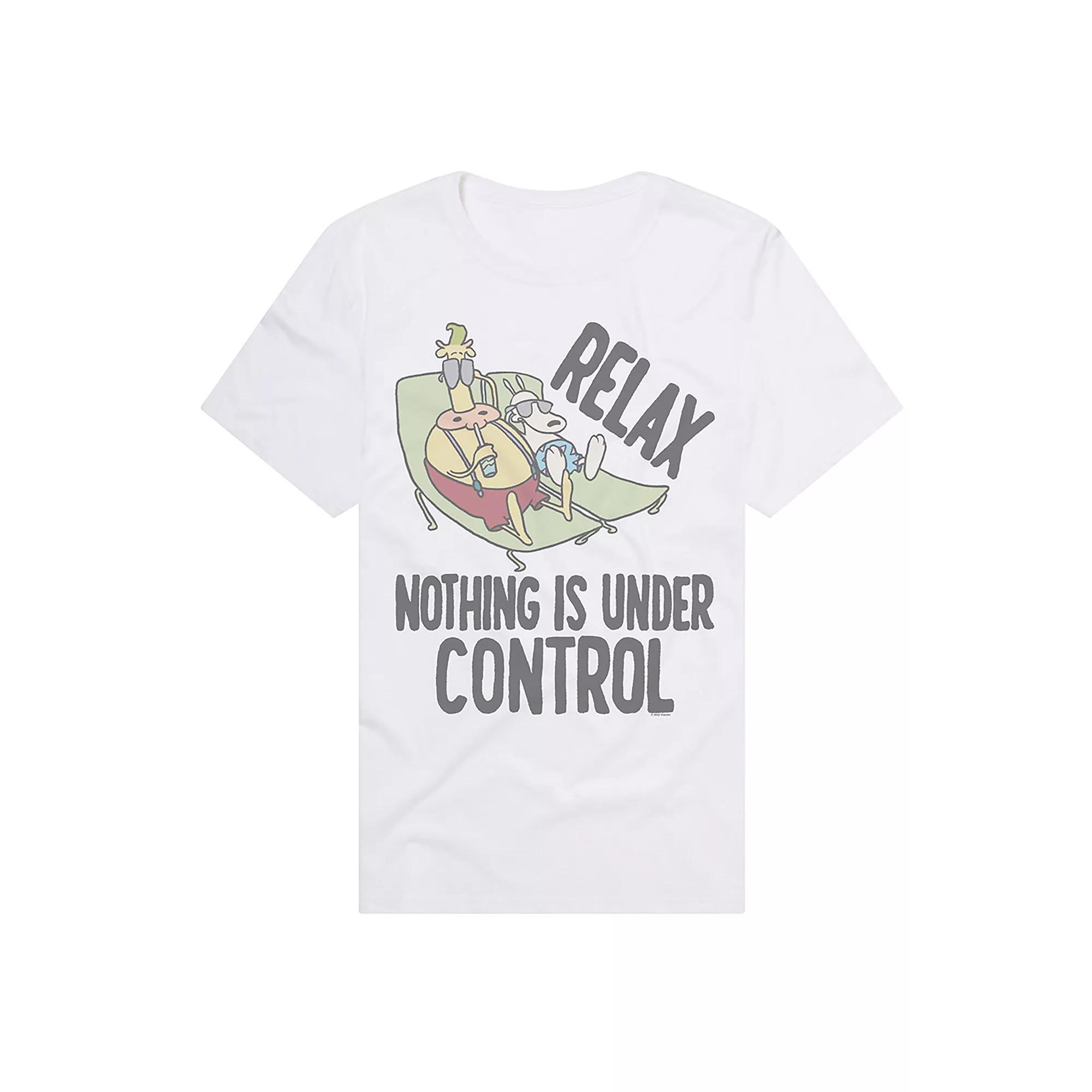 Men's Rocko's Modern Life Relax Graphic Tee, Size: Large, White Product Image