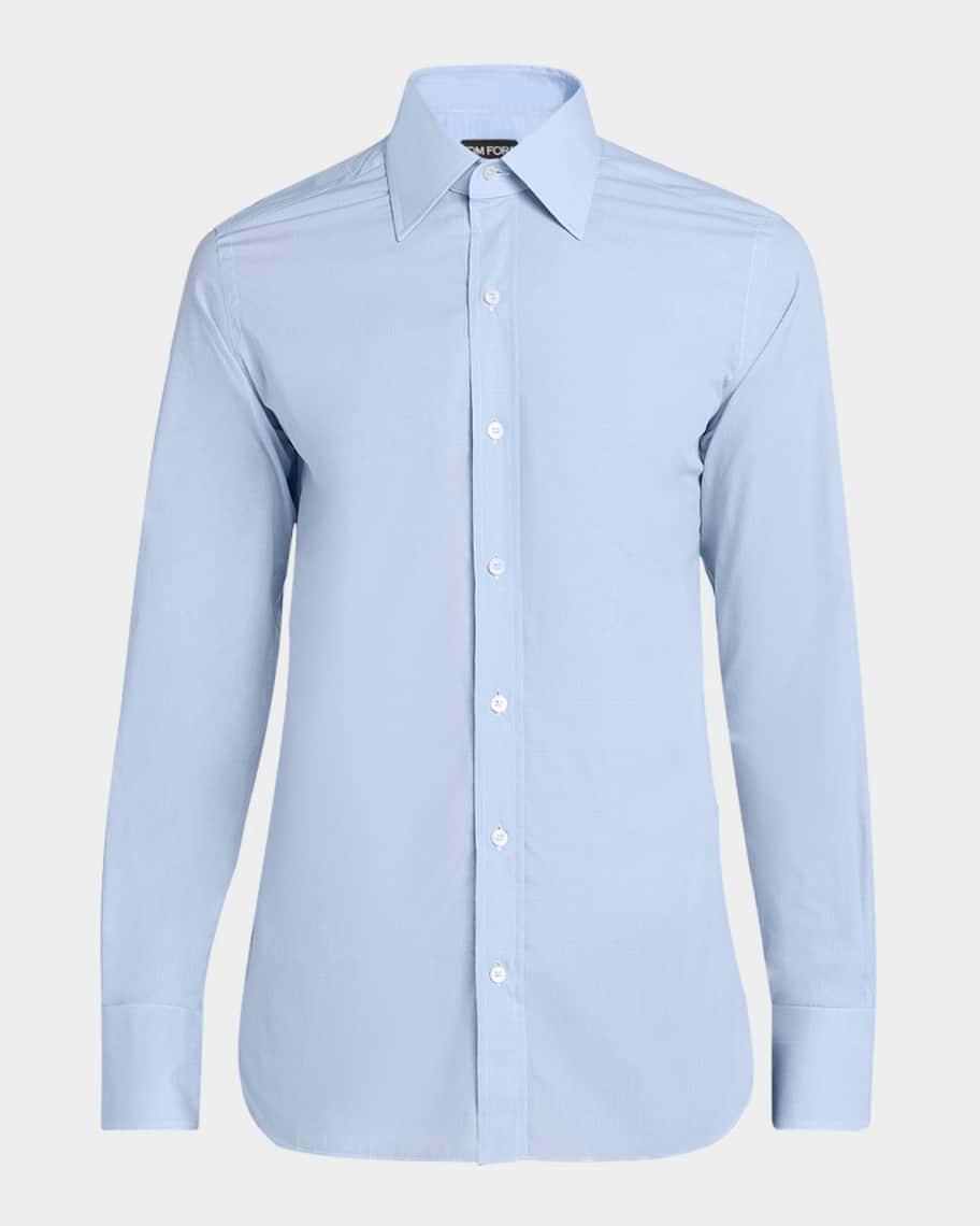 Mens Micro-Gingham Slim Fit Dress Shirt Product Image