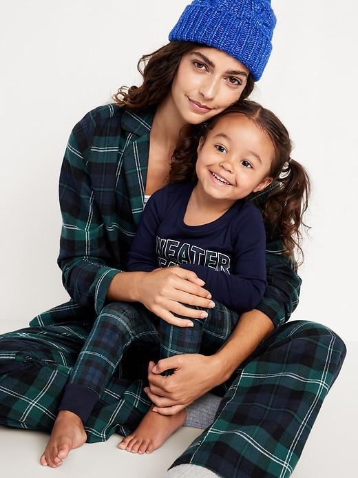 Flannel Pajama Set for Women Product Image