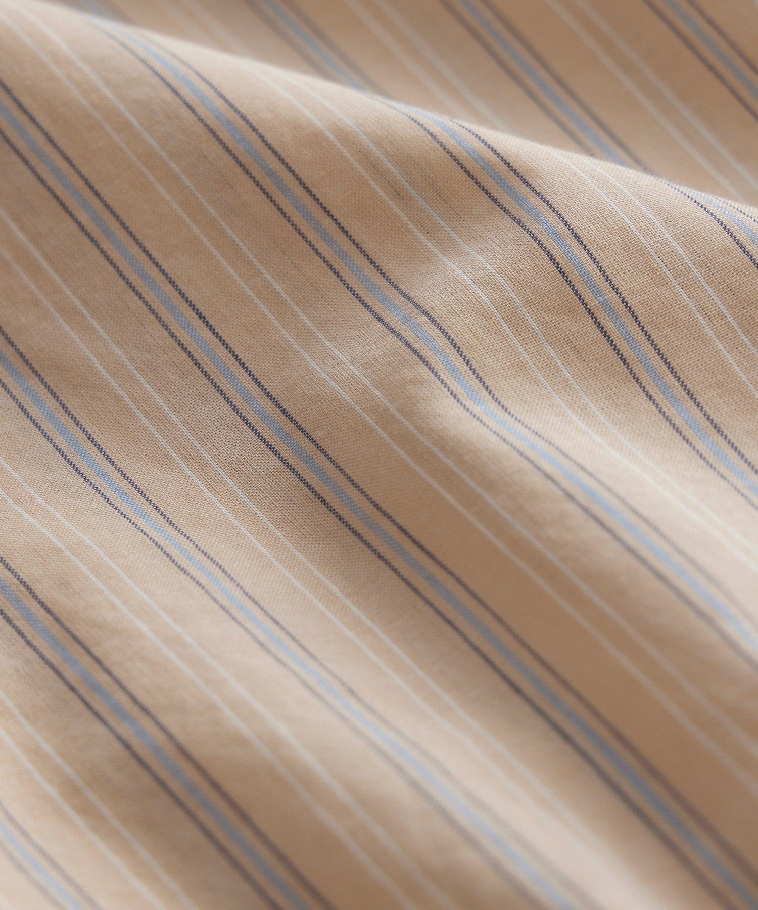 Slim Fit Summerweight Favorite Shirt in Khaki Blue Stripe Product Image
