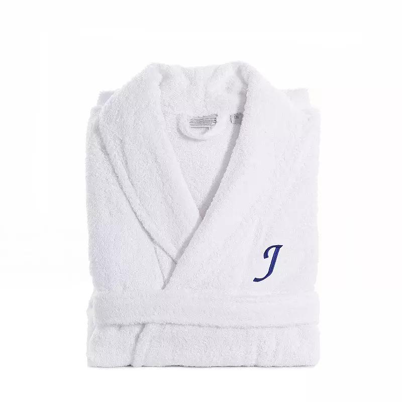 Linum Home Textiles Turkish Cotton Personalized Unisex Embroidered Terry Bathrobe, Womens Product Image