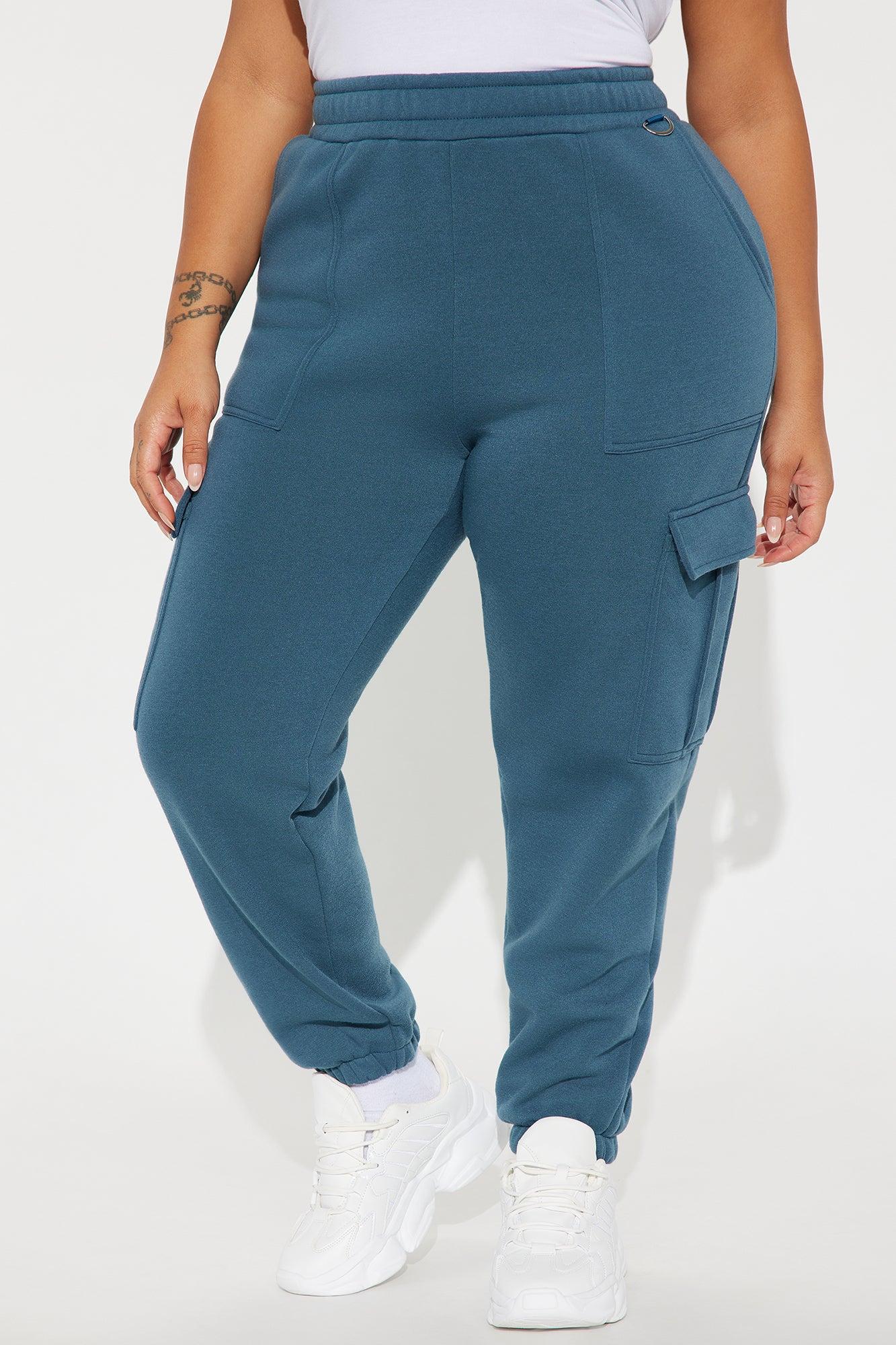 Helen Fleece Lounge Jogger - Blue Product Image