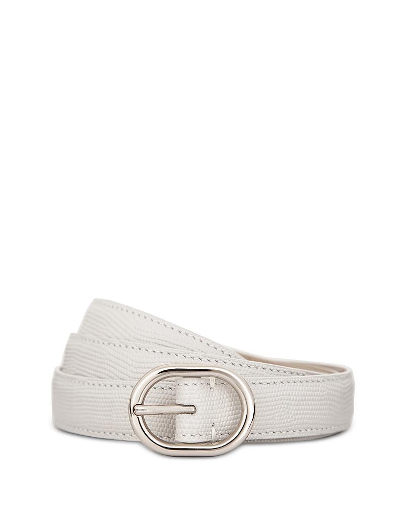 Womens Stitched Glazed Leather Belt Product Image