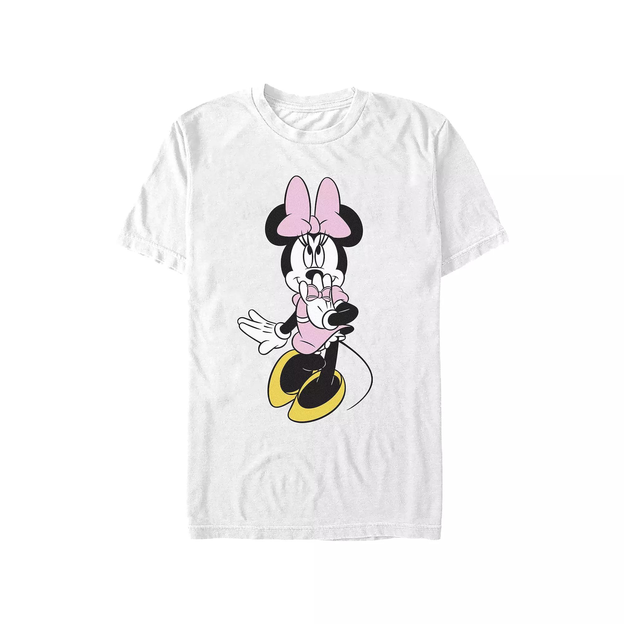 Disney's Minnie Mouse Giggle Juniors' Graphic Tee, Women's, Size: Small, White Product Image