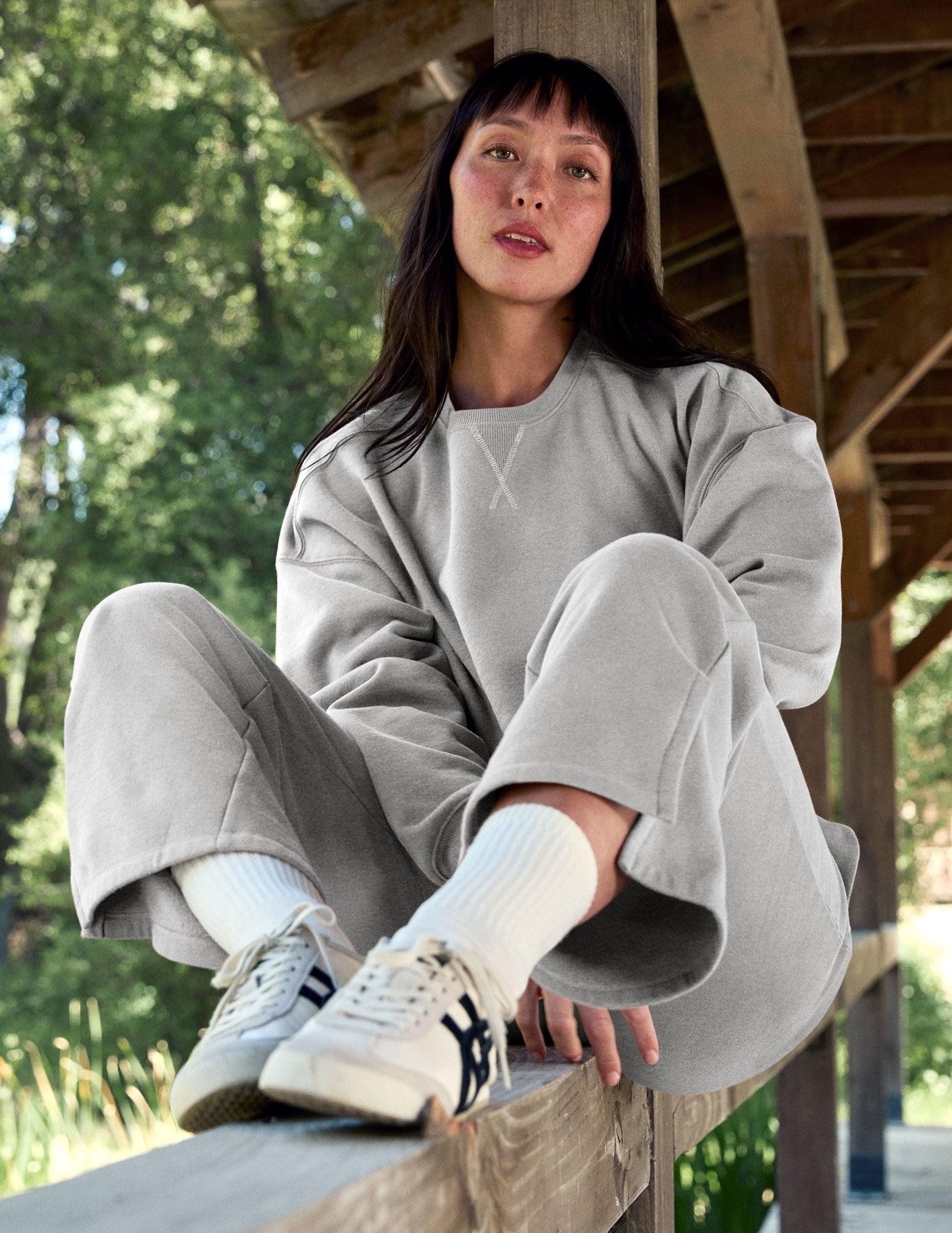 LuxeFleece Boxy Pullover Product Image