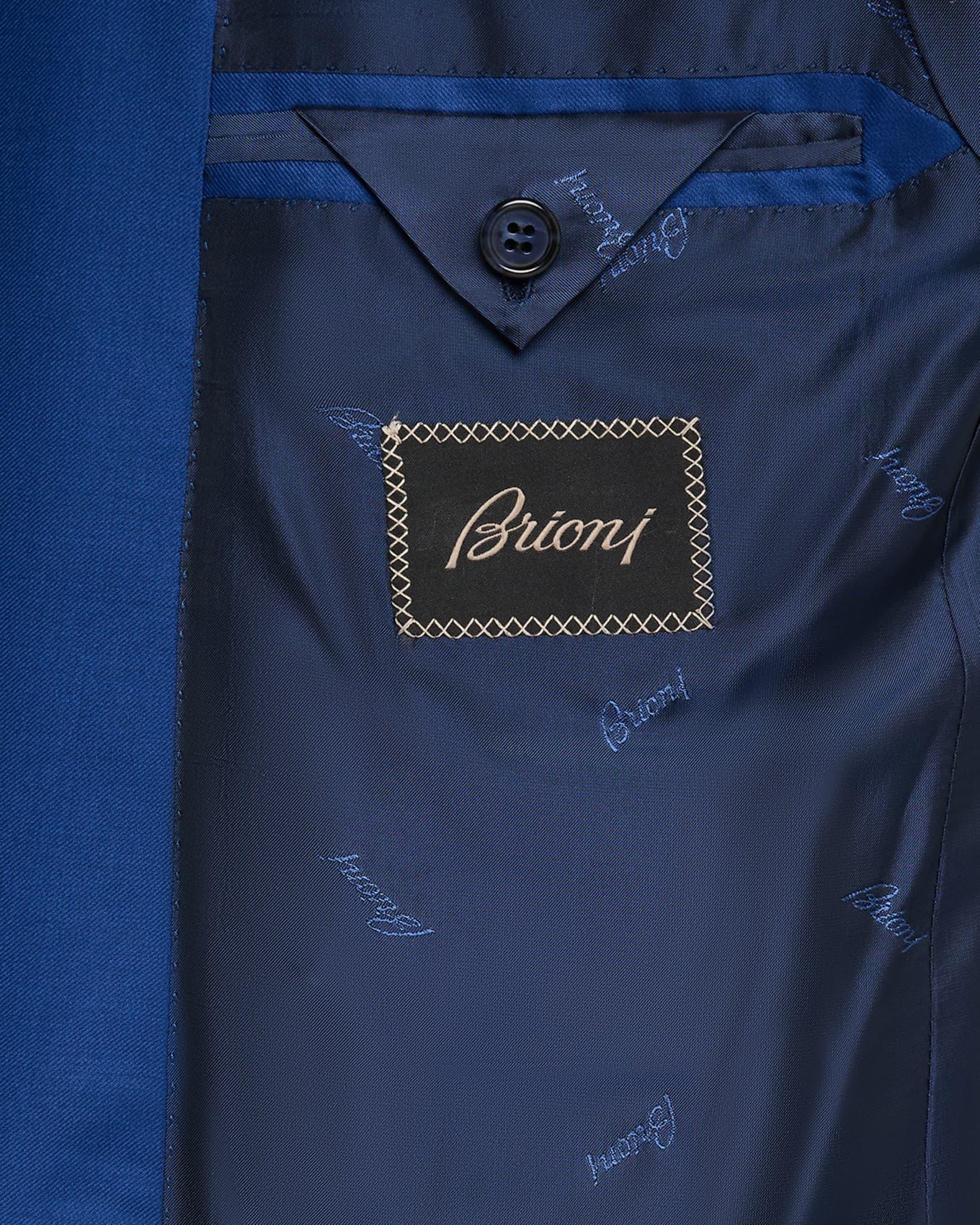 Men's Solid Blue Classic Suit Product Image
