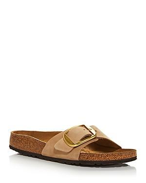 Birkenstock Womens Madrid Big Buckle Detail Oiled Leather Sandals Product Image