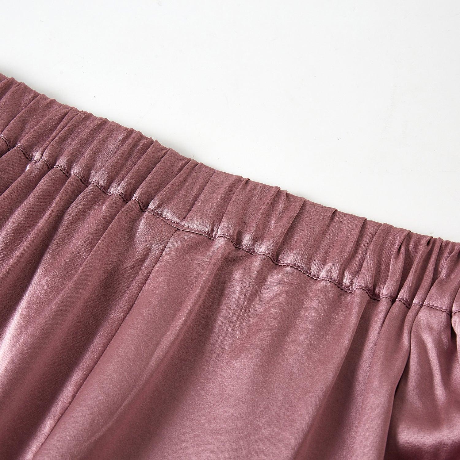 Custom Bralettes and Shorts Set | 19 Momme Silk Charmeuse Product Image