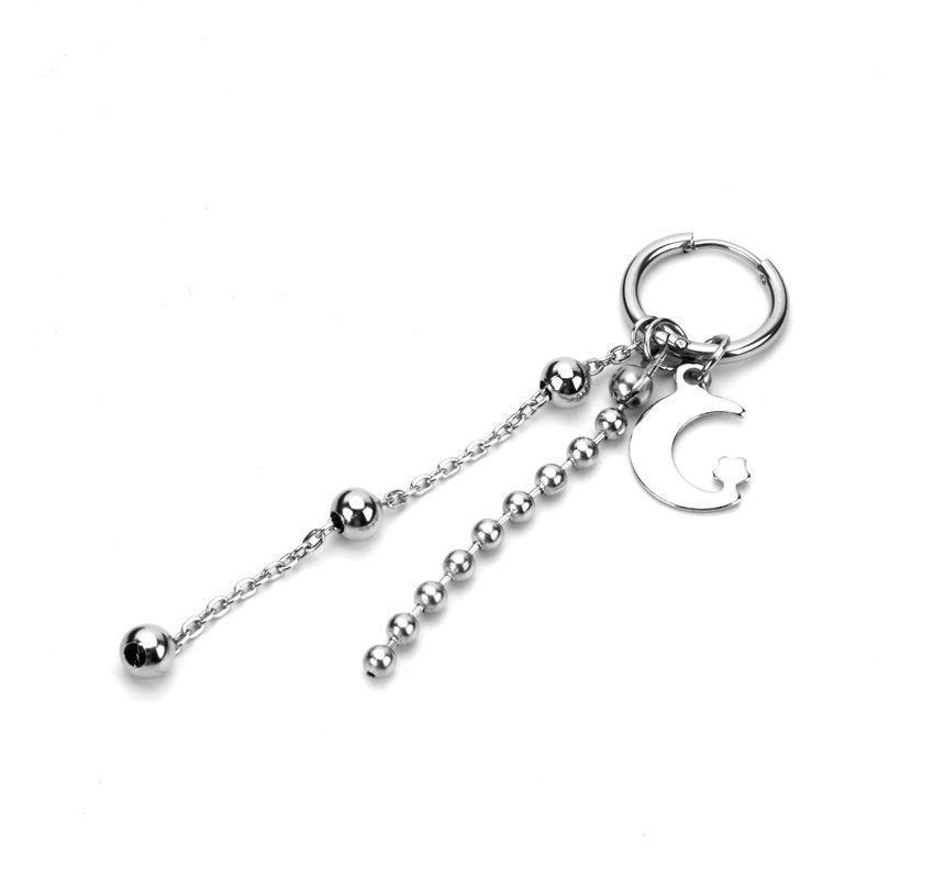 Moon Chain Tassel Earring / Clip-On Earring Product Image