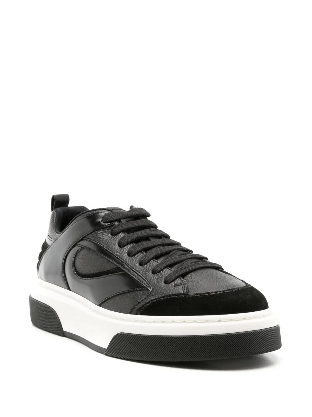 lace-up low-top sneakers Product Image