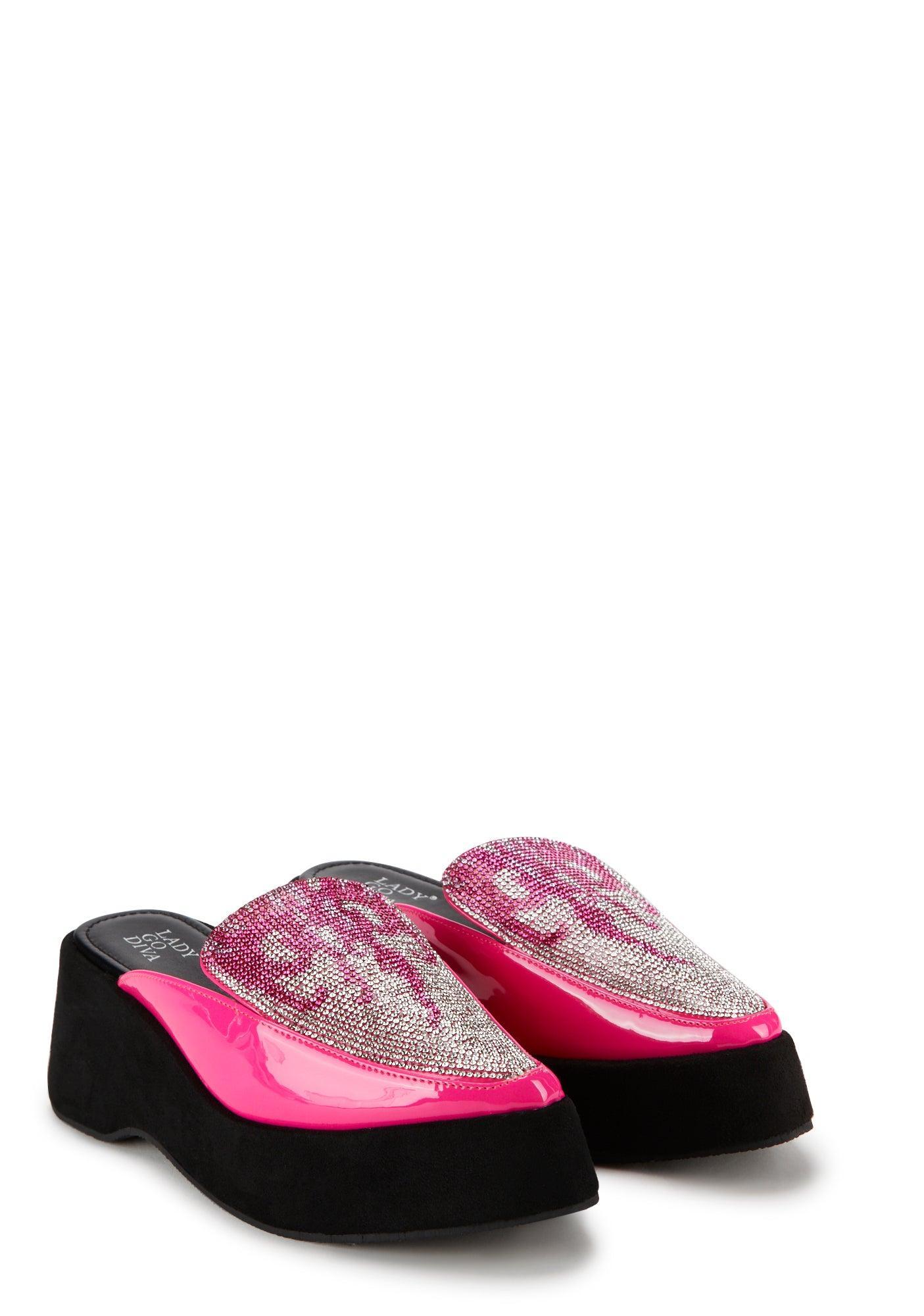 Disco Step Platform Mules Product Image