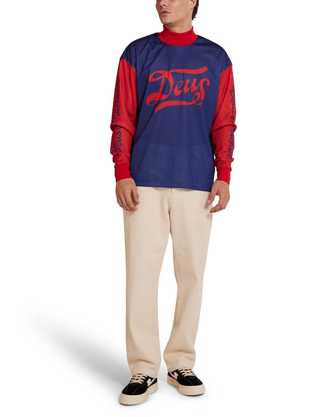 Replay Moto Jersey - Estate Blue Product Image