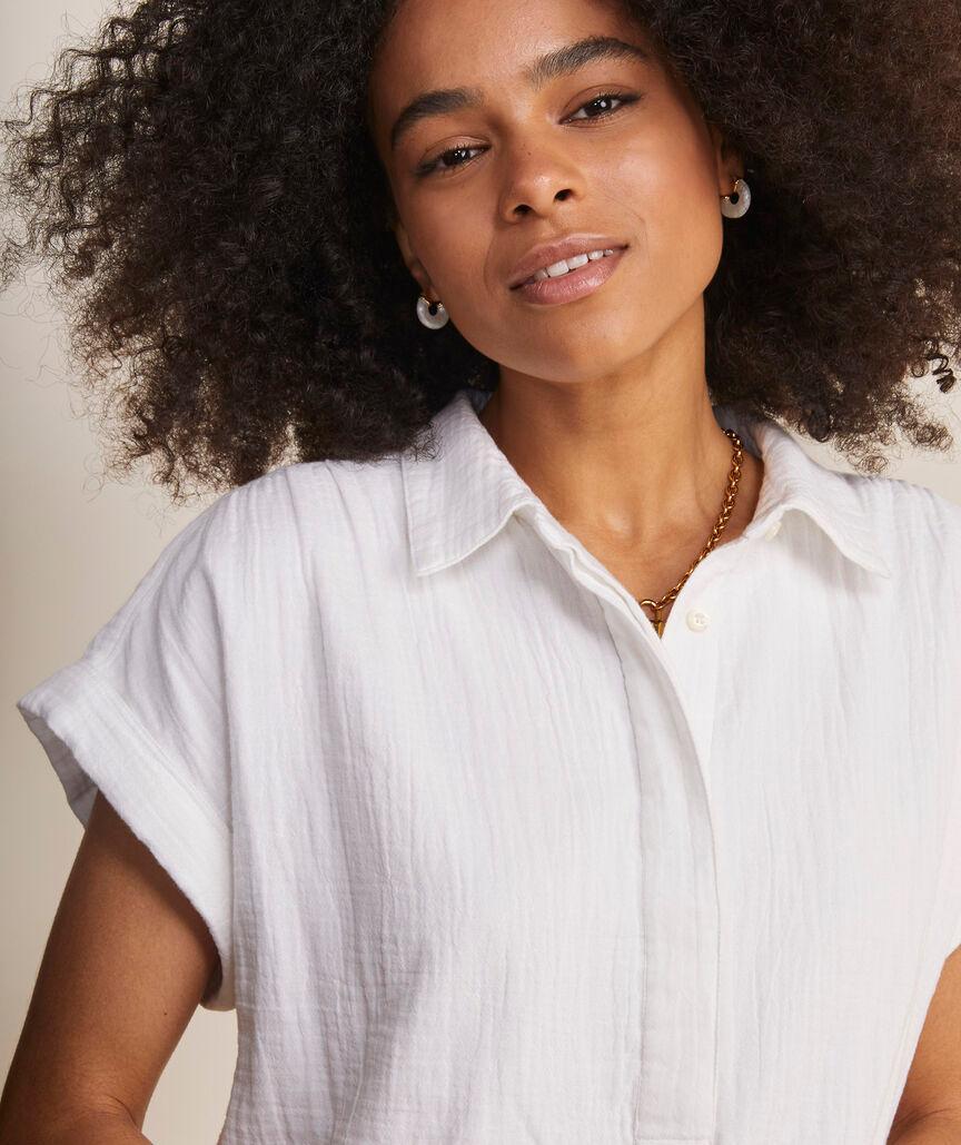 Margo Double Gauze Shirtdress Product Image