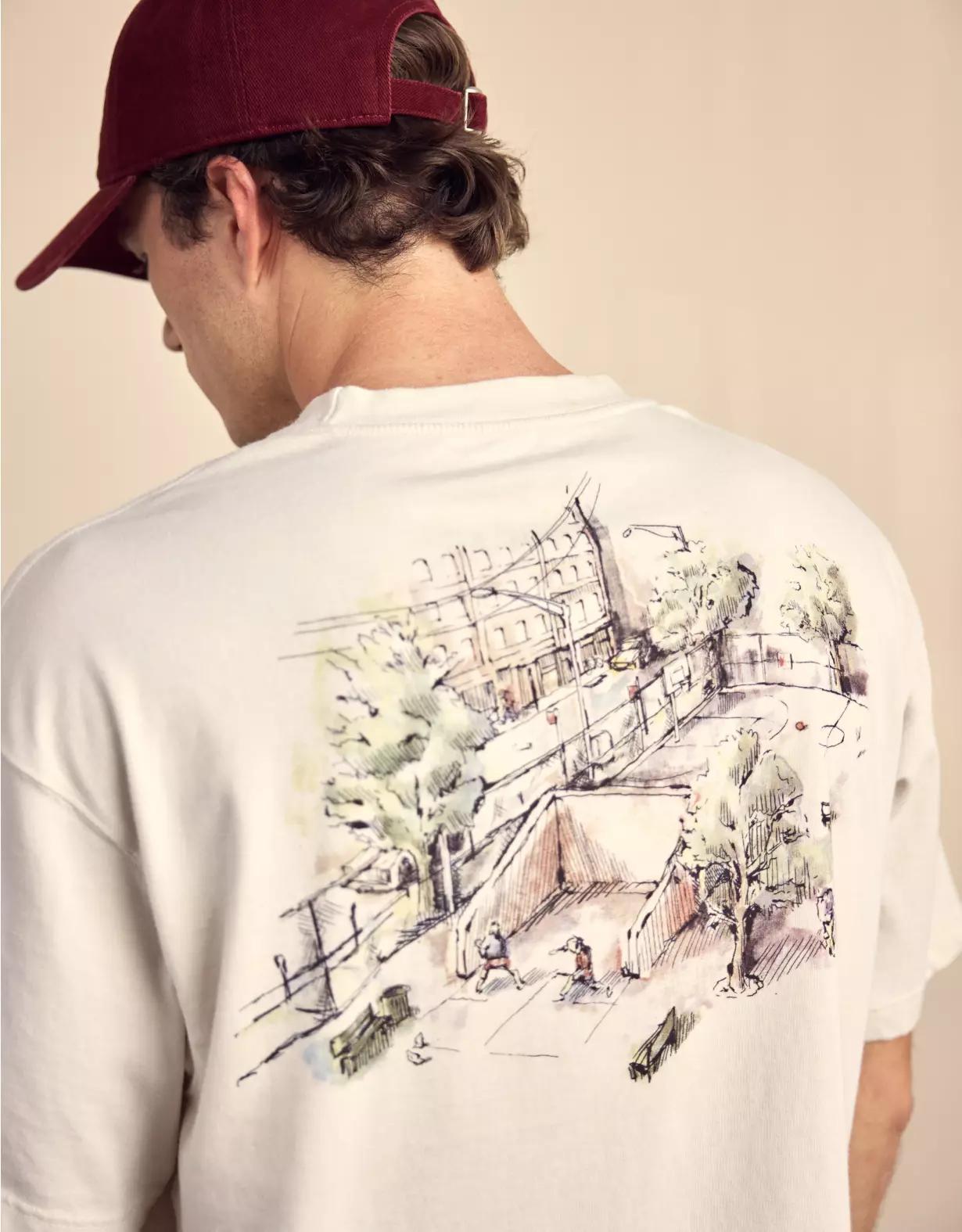 AE Boxy Logo Graphic T-Shirt Product Image