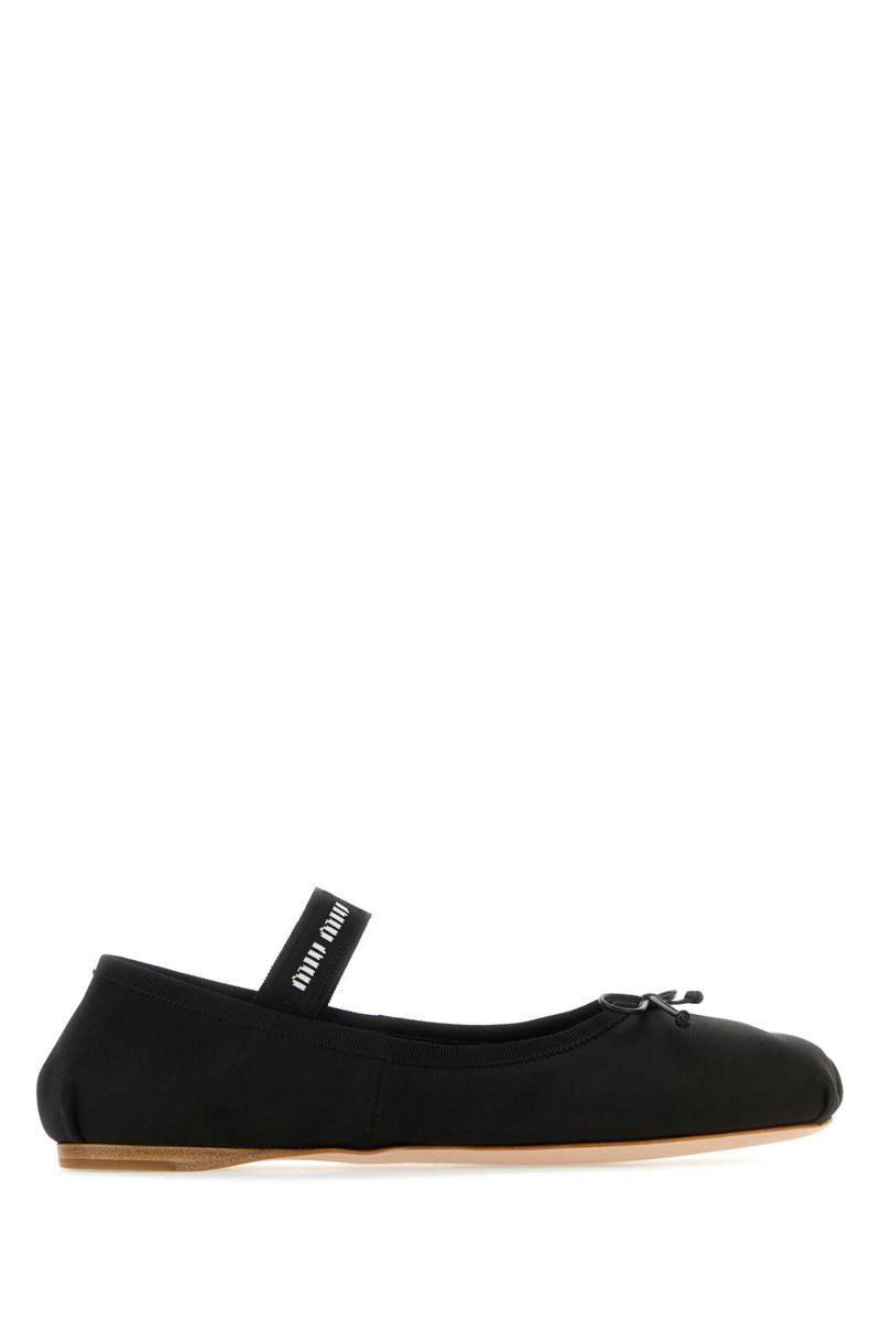 logo-strap ballerina shoes Product Image