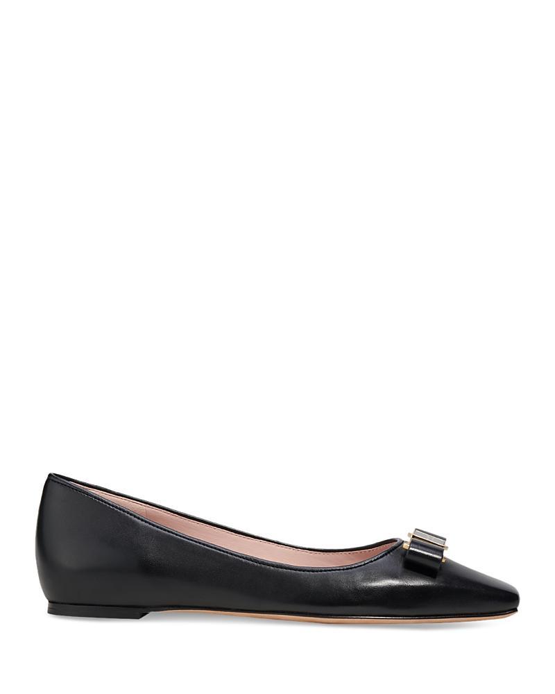 Ferragamo Womens Joelle Denim Ballet Flats Product Image