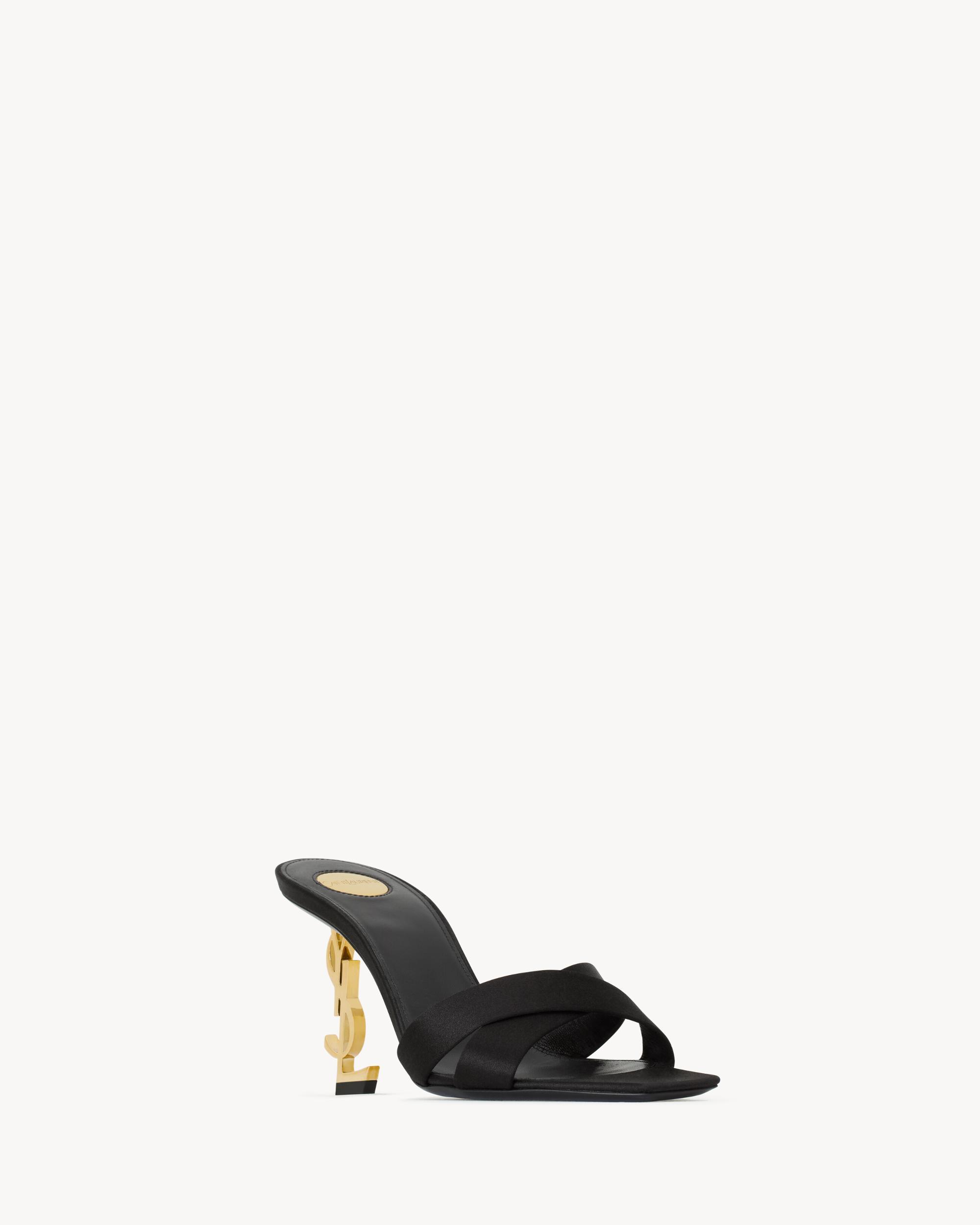 OPYUM mules in satin crepe Product Image
