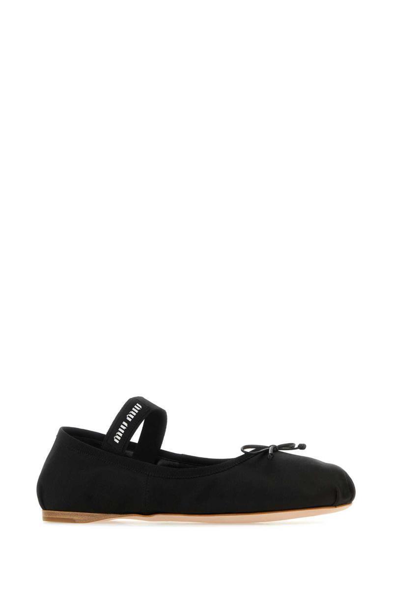 logo-strap ballerina shoes Product Image