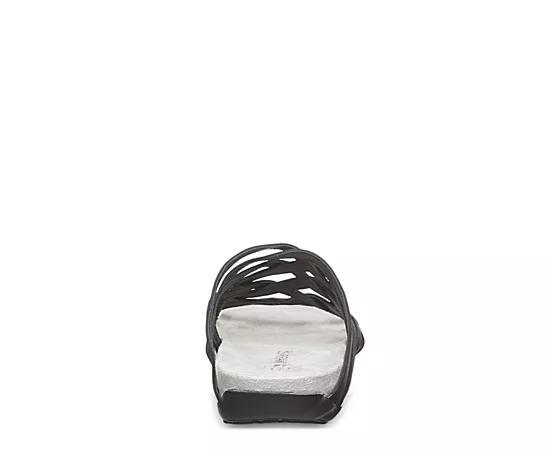 Bearpaw Zinnia Women's Strappy Slide Sandals, Size: 6, Black Product Image