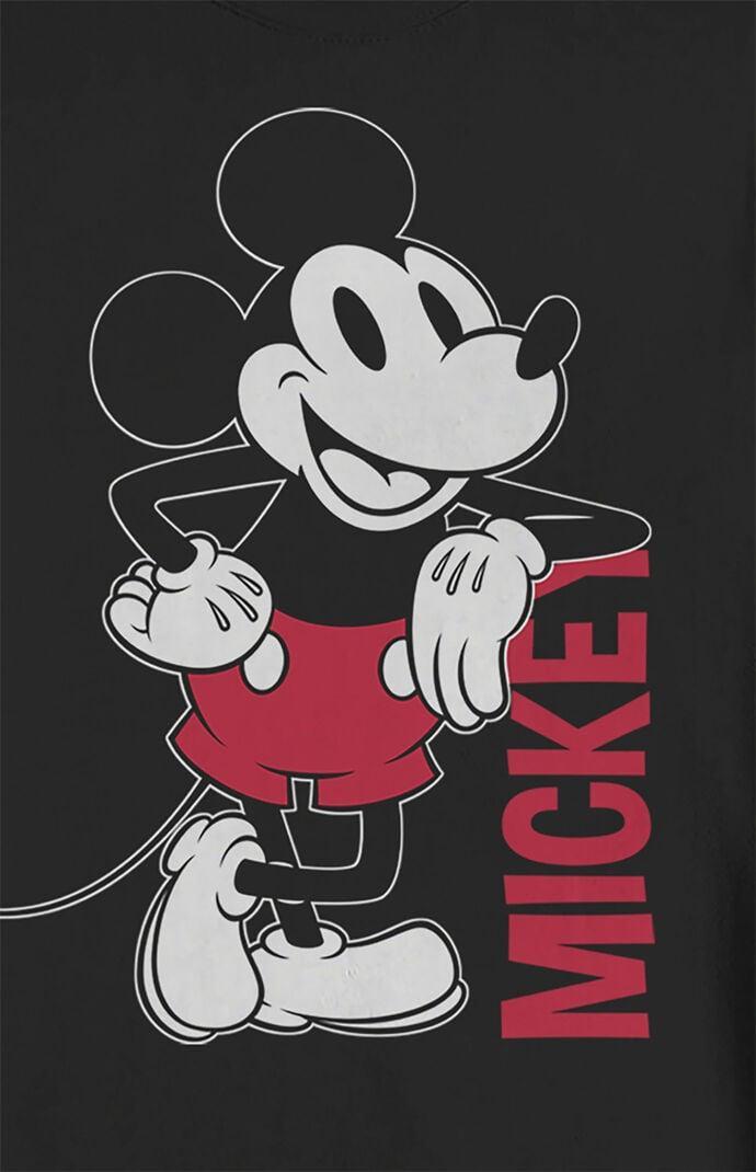 Men's Mickey Learning Long Sleeve T-Shirt Product Image