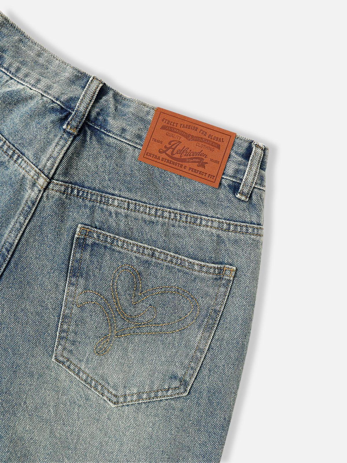 Aelfric Eden Fringe Baggy Jeans Product Image