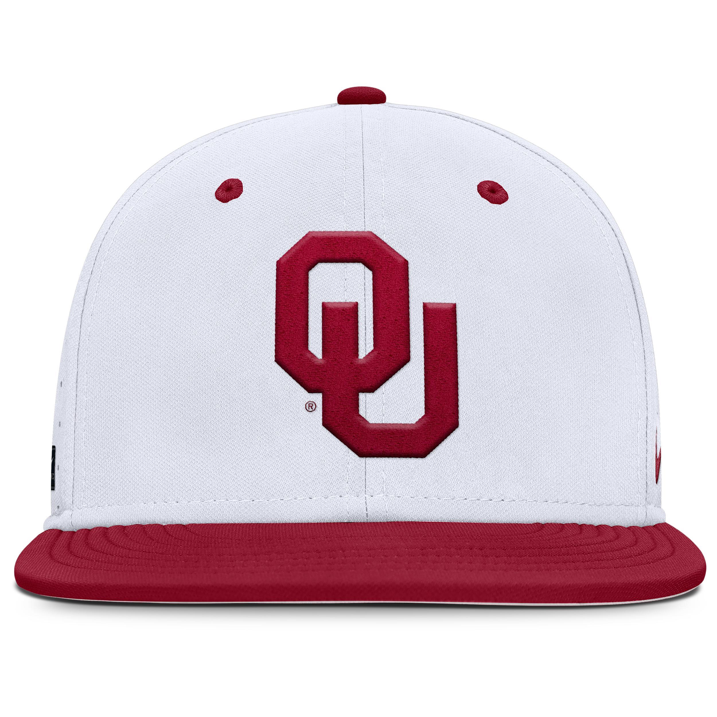 Oklahoma Sooners Dugout True Men’s Nike Dri-FIT College Fitted Hat Product Image