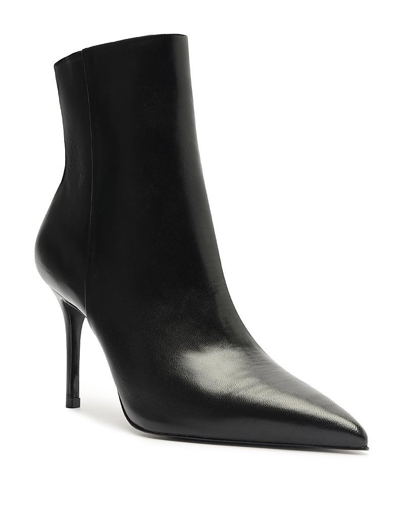 Schutz Womens Mikki Pointed Toe High Heel Booties Product Image