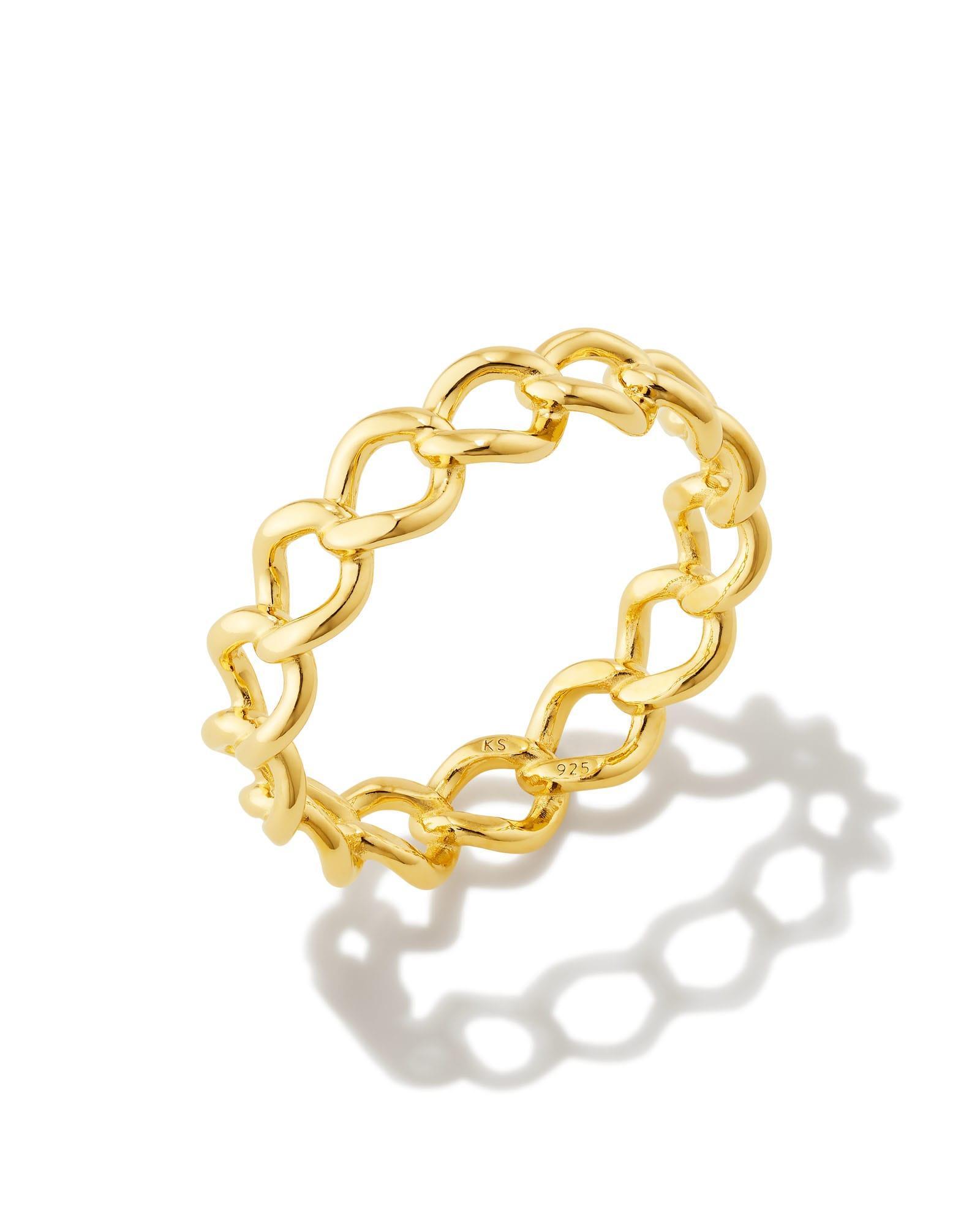 Grace Band Ring in 18k Gold Vermeil Product Image