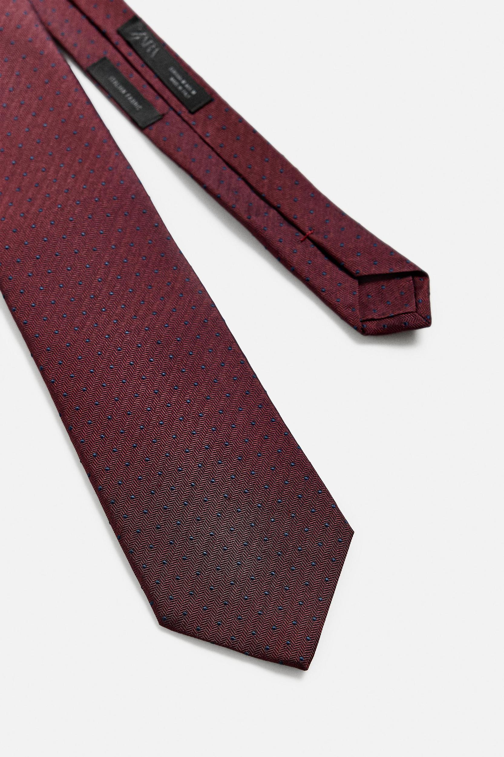100% SILK POLKA DOT TIE Product Image