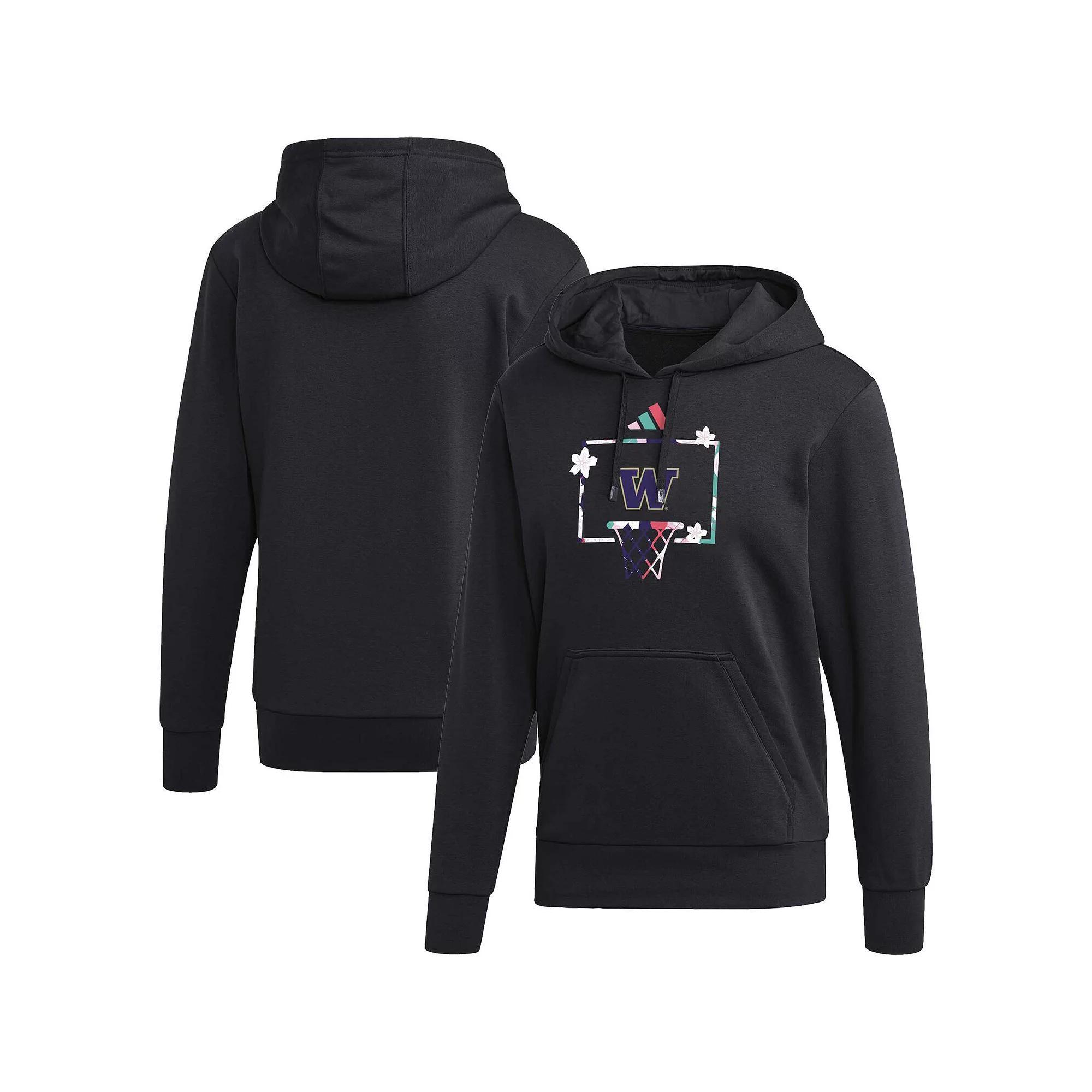 Men's adidas Black Washington Huskies Honoring Black Excellence Pullover Hoodie, Size: 2XL Product Image