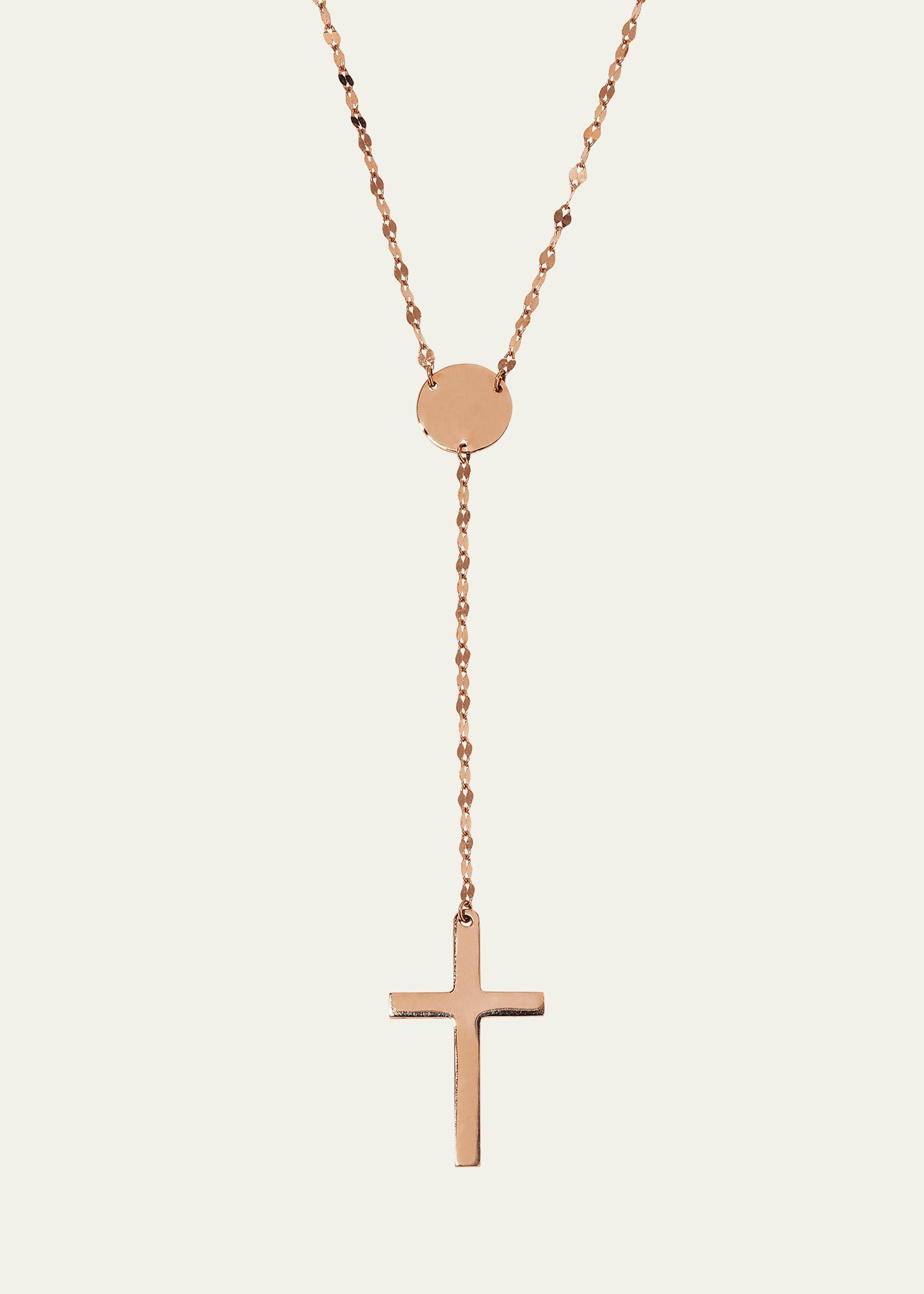 Womens Crossary 14K Yellow Gold Lariat Necklace Product Image