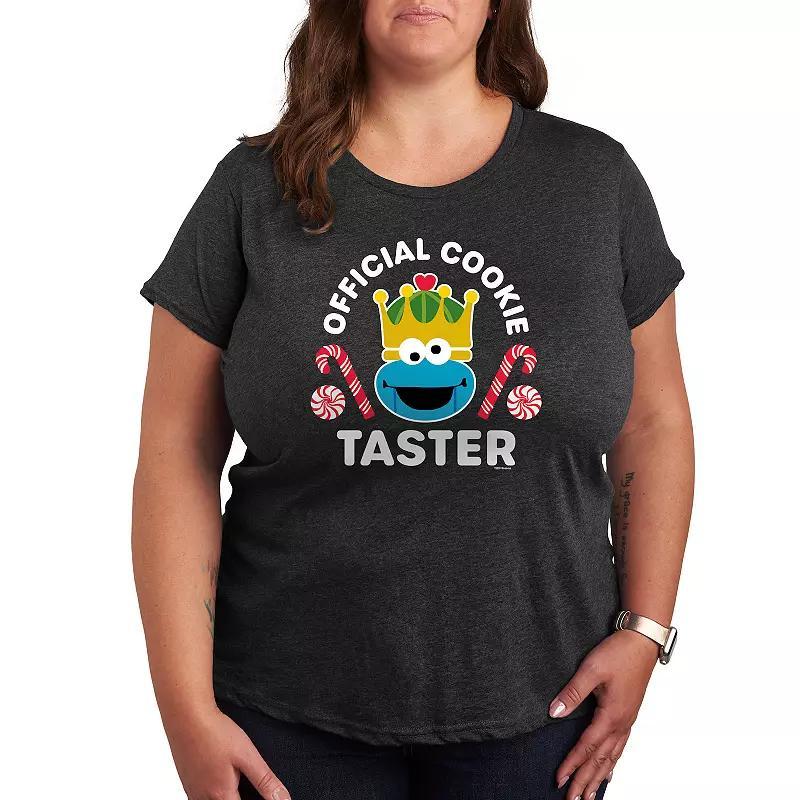 Disneys Beauty and the Beast Plus Roses Graphic Tee, Womens Heather Grey Product Image