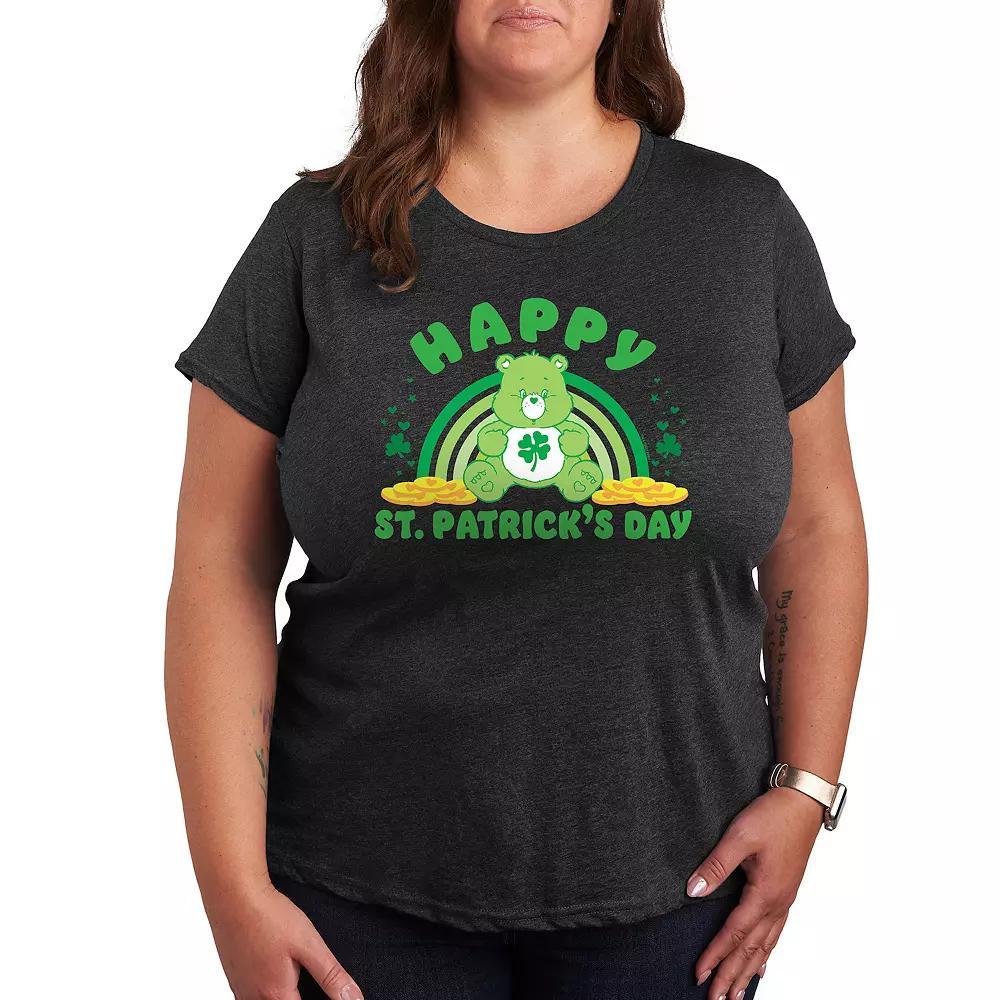 Plus Dr. Seuss Little Grinch Super Sweet Graphic Tee, Womens Grey Heather Product Image