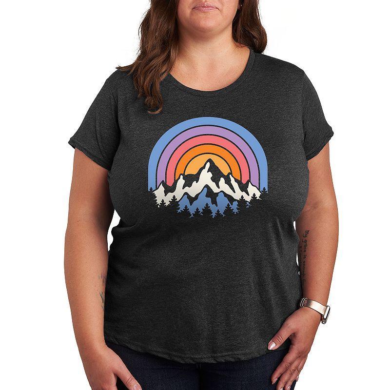 Disneys Wish Plus Character Panels Graphic Tee, Womens Product Image