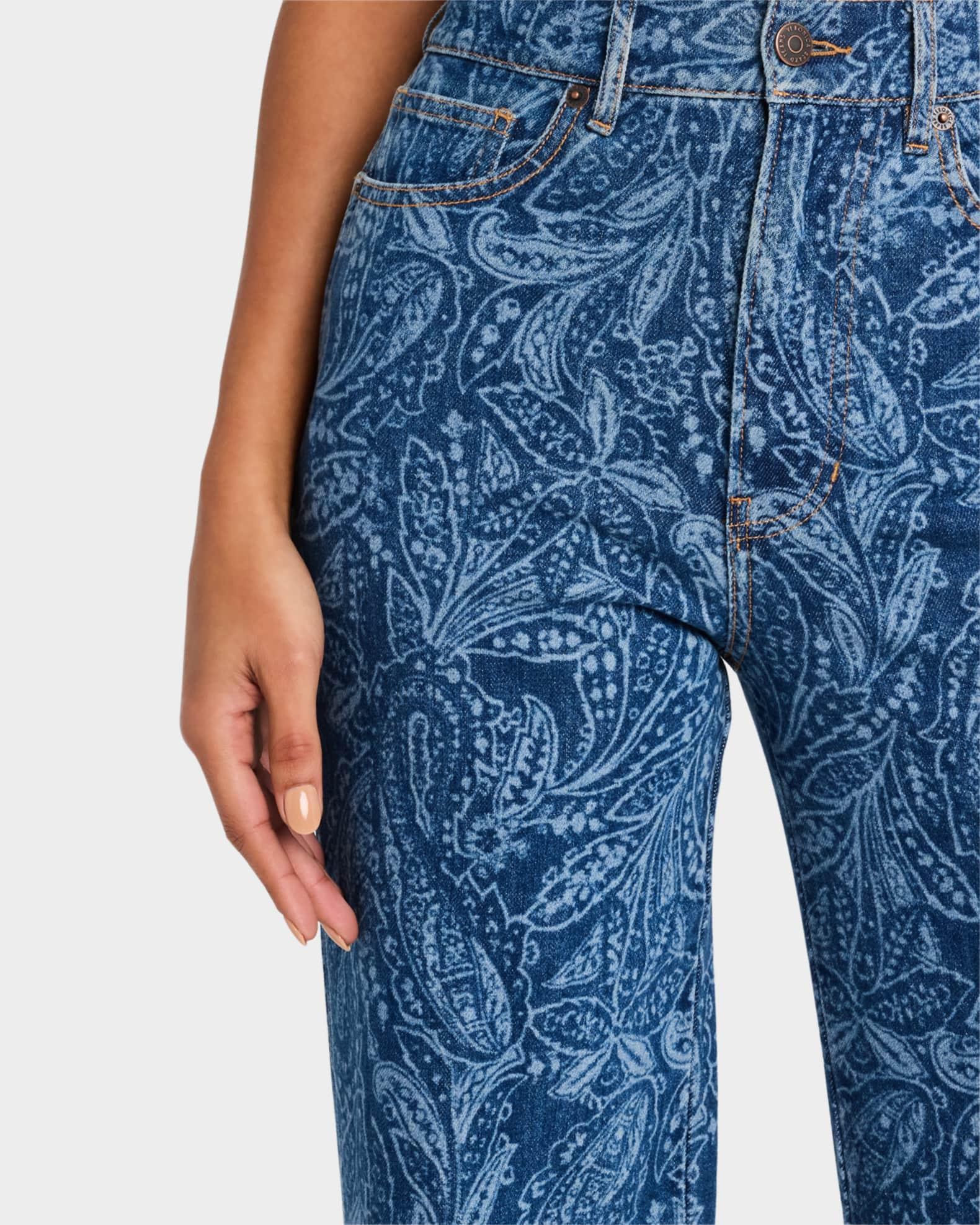 Taylor High-Rise Wide-Leg Jeans Product Image