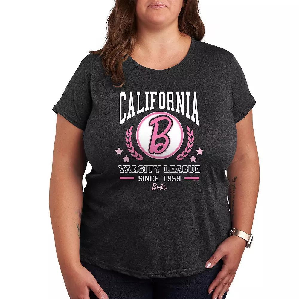 Plus Barbie Varsity League Graphic Tee, Womens Product Image