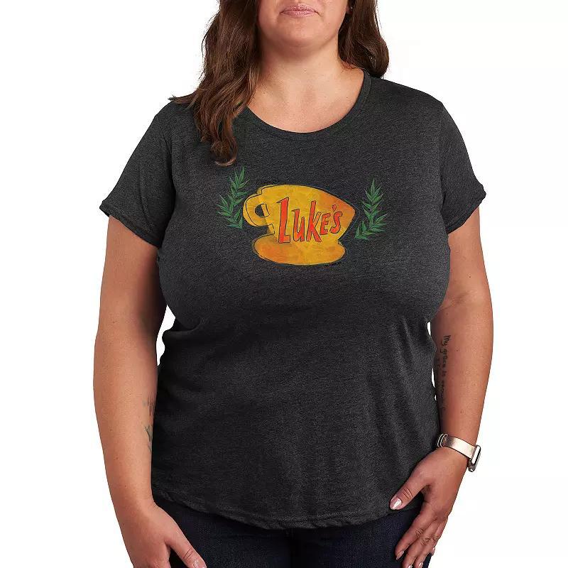 Plus Enjoy The Little Things Graphic Tee, Womens Product Image