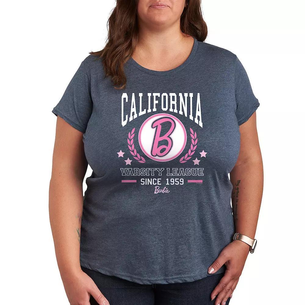 Plus Barbie Varsity League Graphic Tee, Womens Product Image